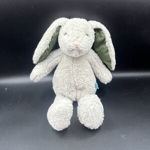 Manhattan Toy Gray Rabbit Plush Toy Green Blue Polka Dot Ears 14 Inch 2019